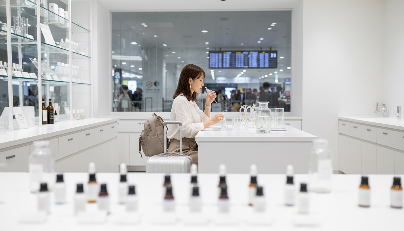 MY ONLY FRAGRANCE 成田空港でのオリジナル香水作り体験