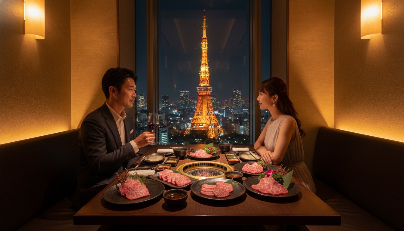 YAKINIKU PONGA PREMIUM 東京タワーを望む焼肉体験