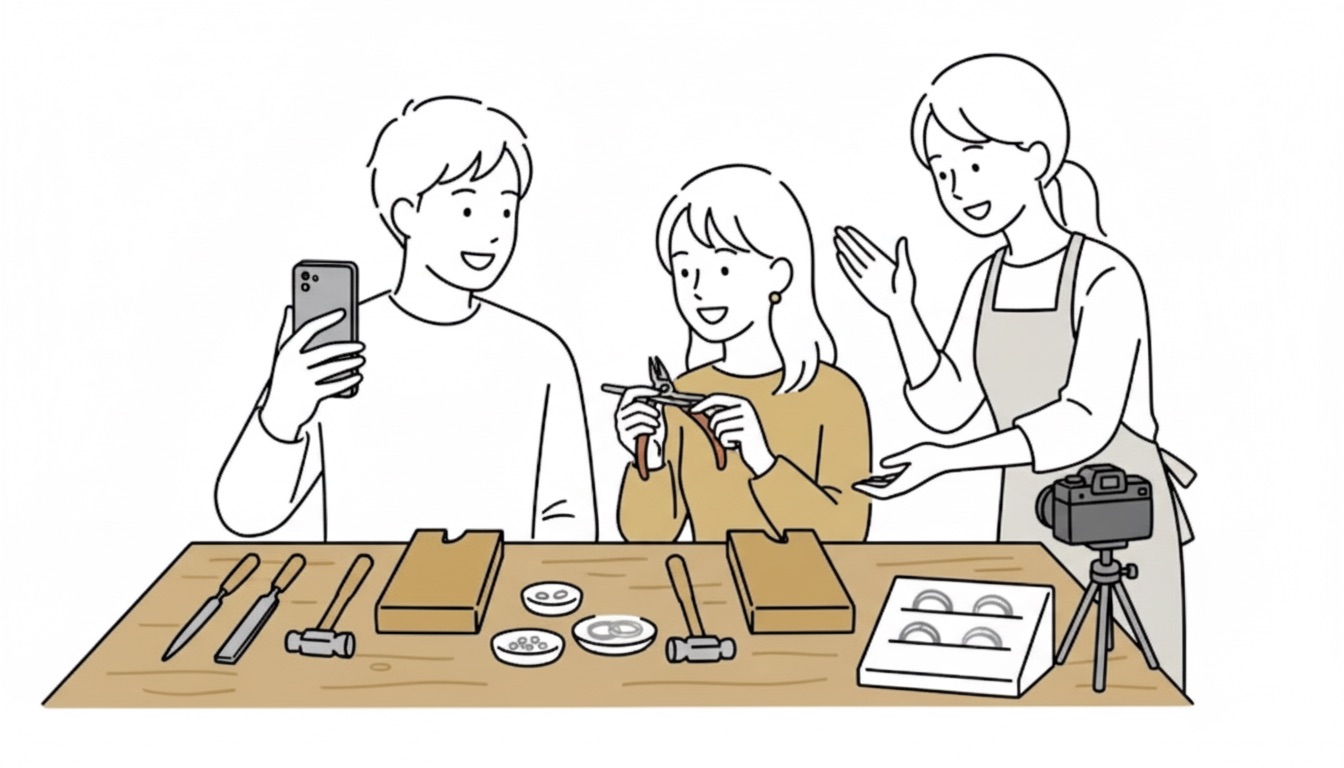 専属職人によるマンツーマンサポート