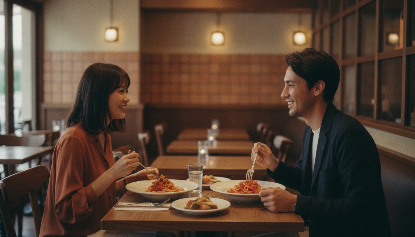 Cafe&Bar Forza!ふぉるつぁ 心斎橋店で気軽に食事を楽しむイメージ