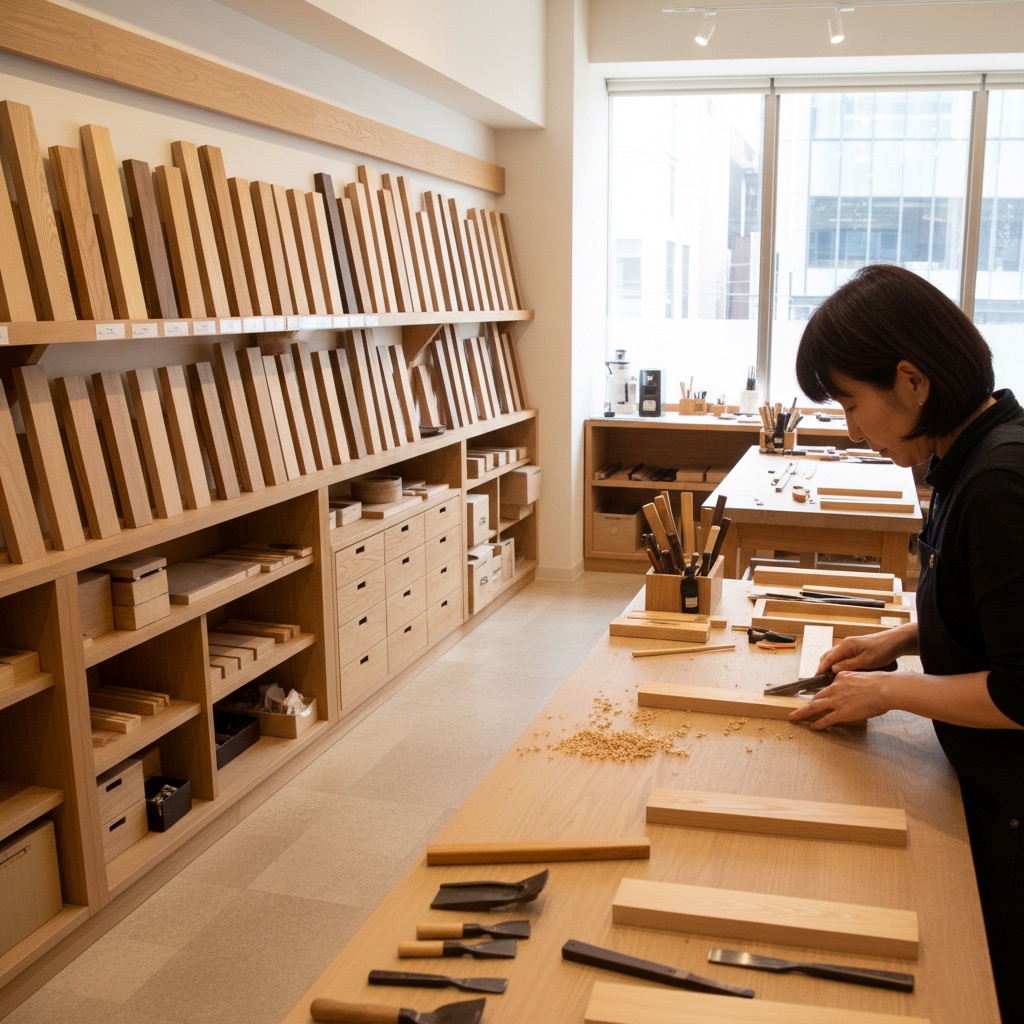 Chopsticks Studio Ginza 箸作り体験