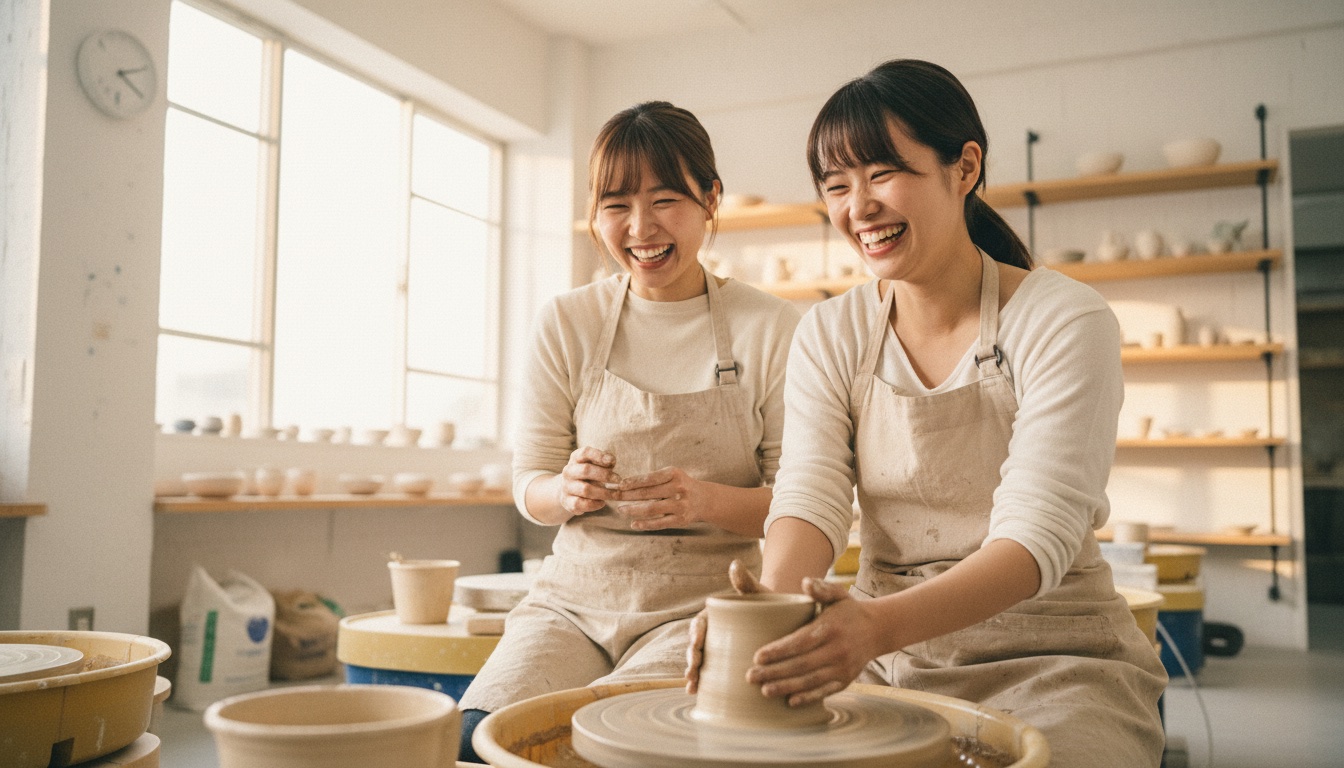 陶芸教室チルコロ 等々力店 ろくろ体験