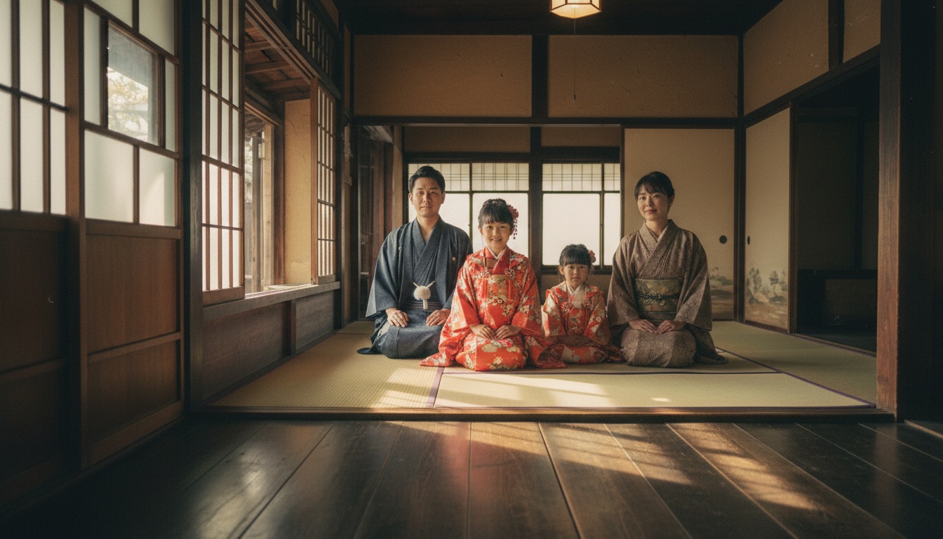 COYA KAWAGOE 古民家フォトスタジオでの記念撮影