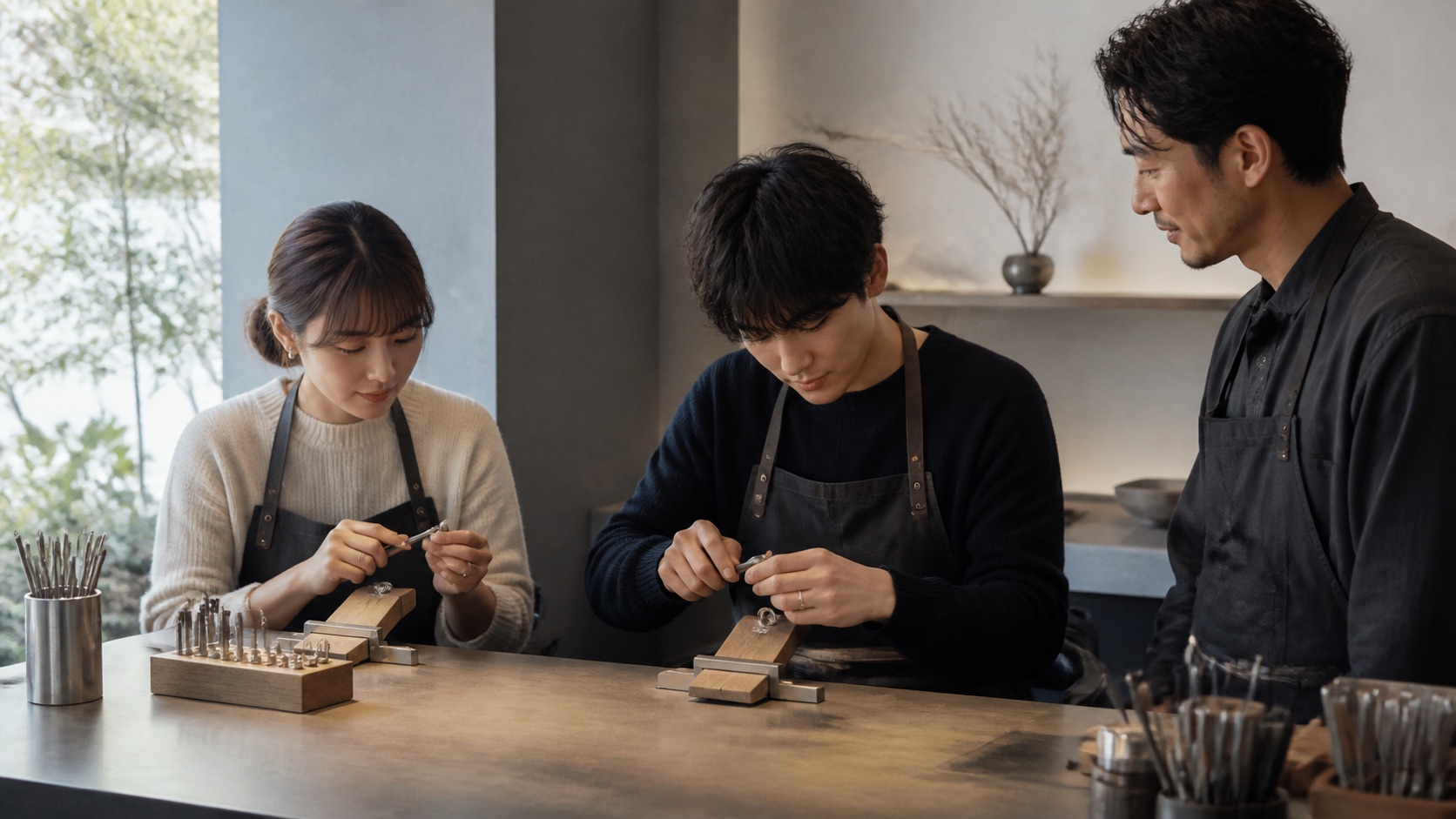 Debut icci 代官山で手作りペアリング体験を楽しむイメージ