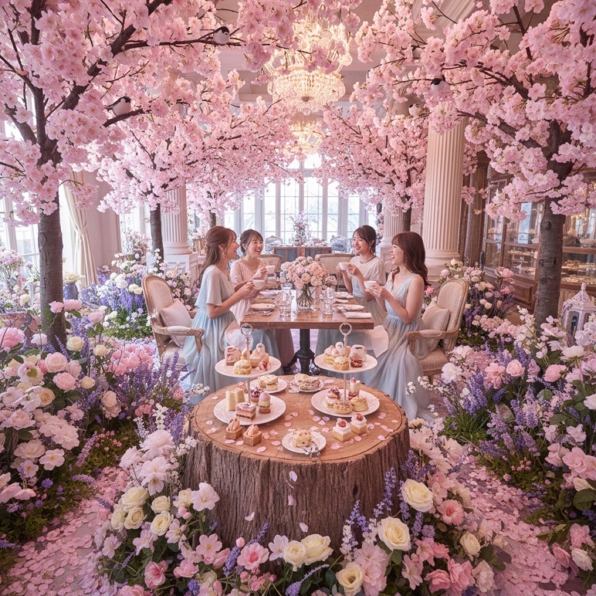HAUTE COUTURE BRUNCH 季節装飾のアフタヌーンティー