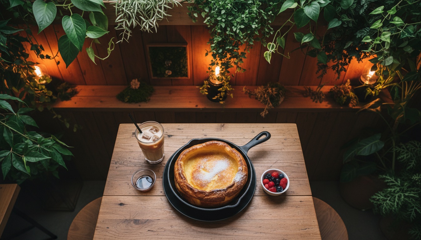 i2 cafe ダッチベイビーパンケーキと森の空間