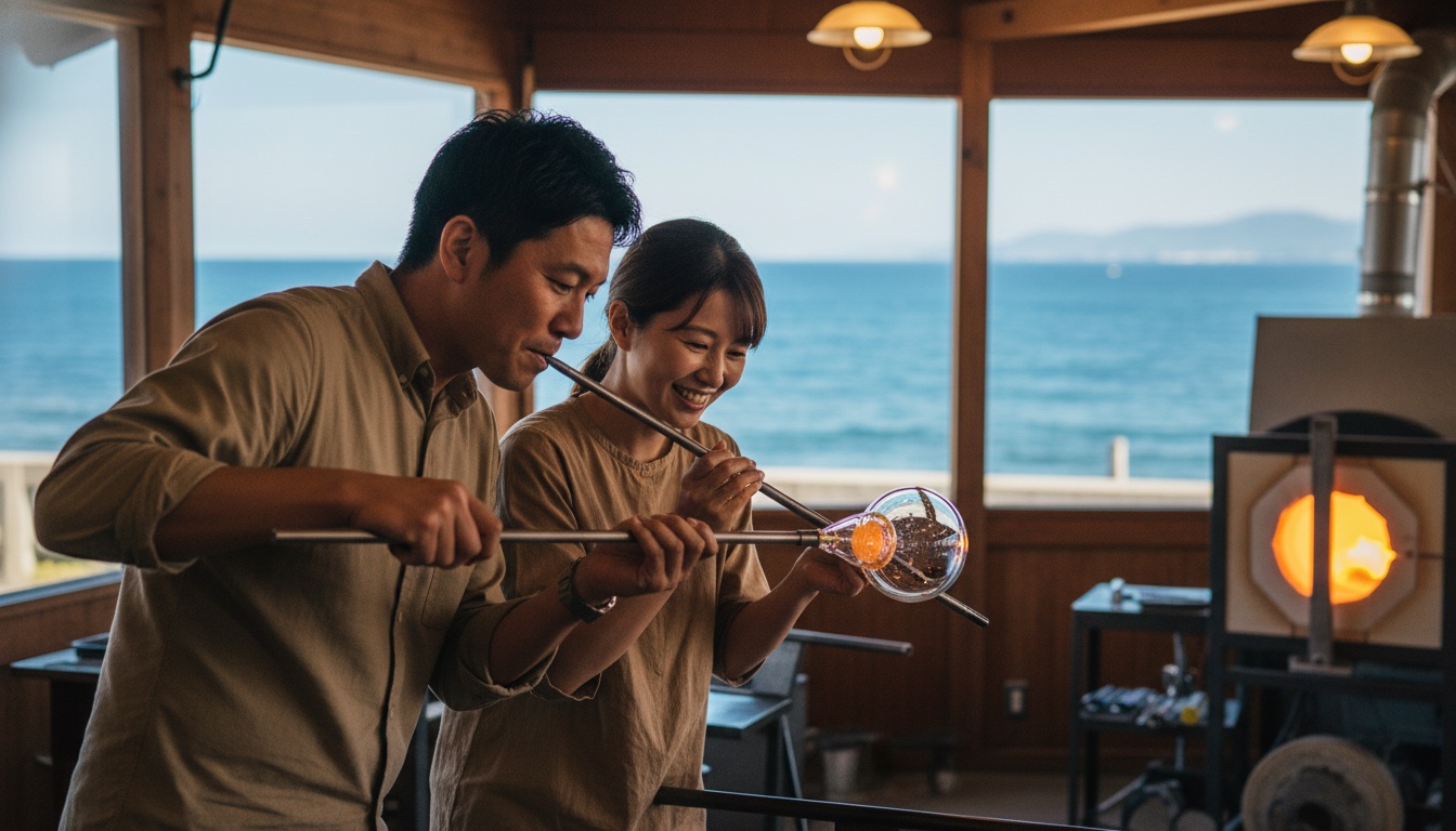 JONAS GLASS VISION 吹きガラス体験