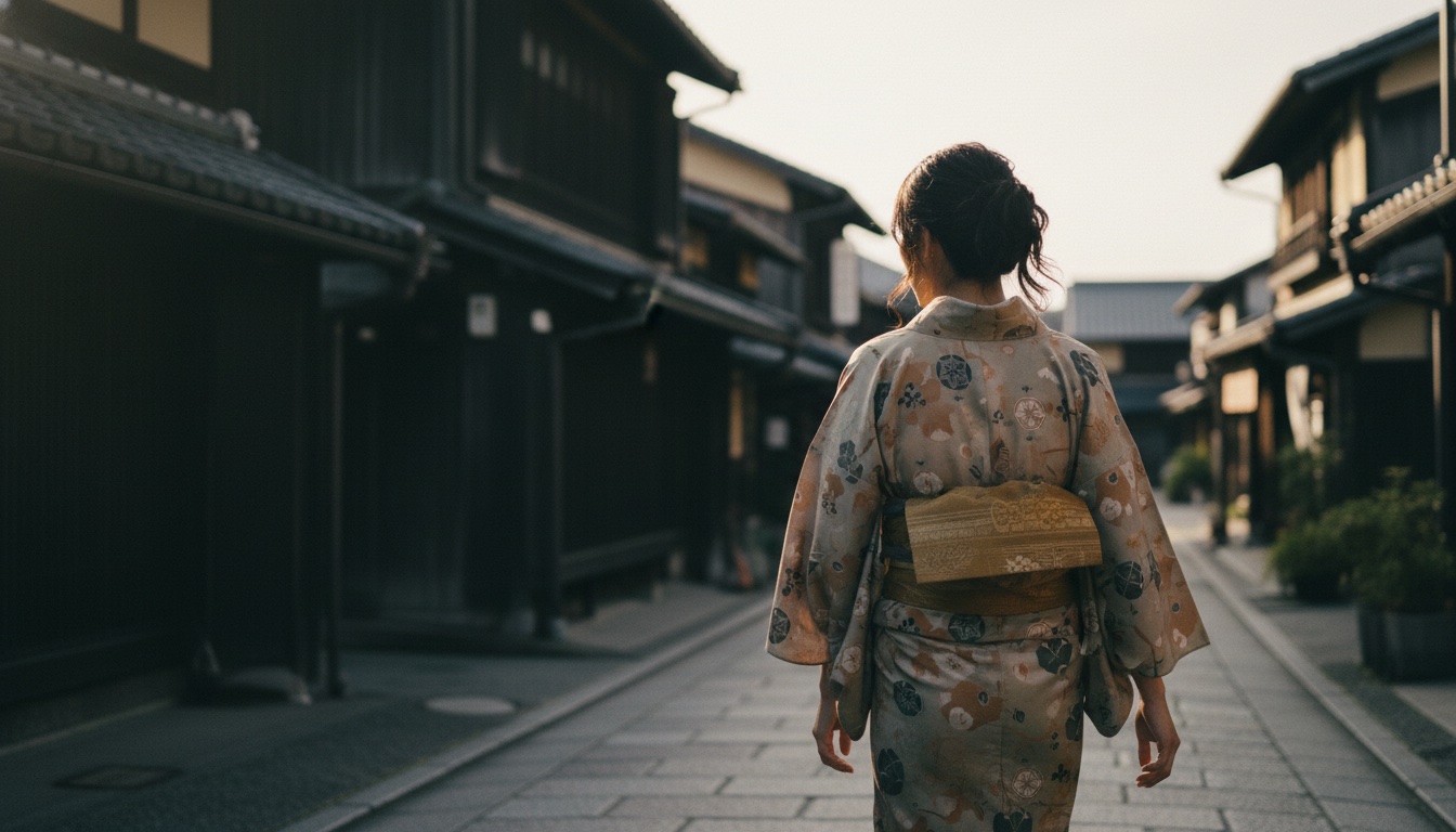 Kimono fitting at NANAKO Kawagoe Honkawagoe