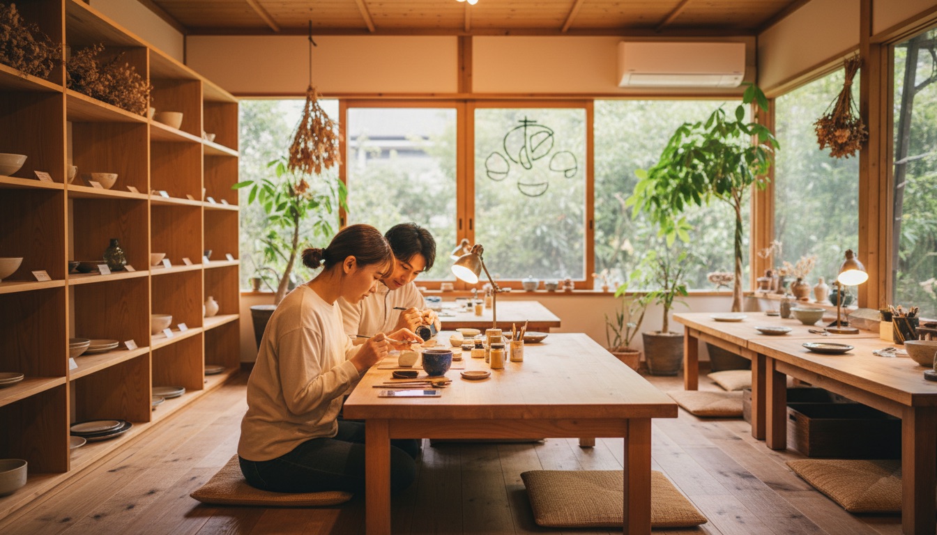 金継ぎ暮らし 体験の様子