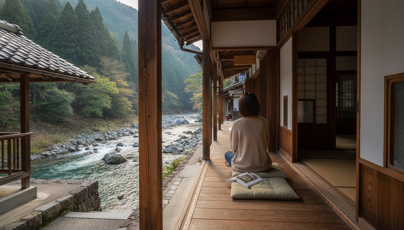 森の中の古民家宿 小萩野 渓流沿いの山里に佇む古民家