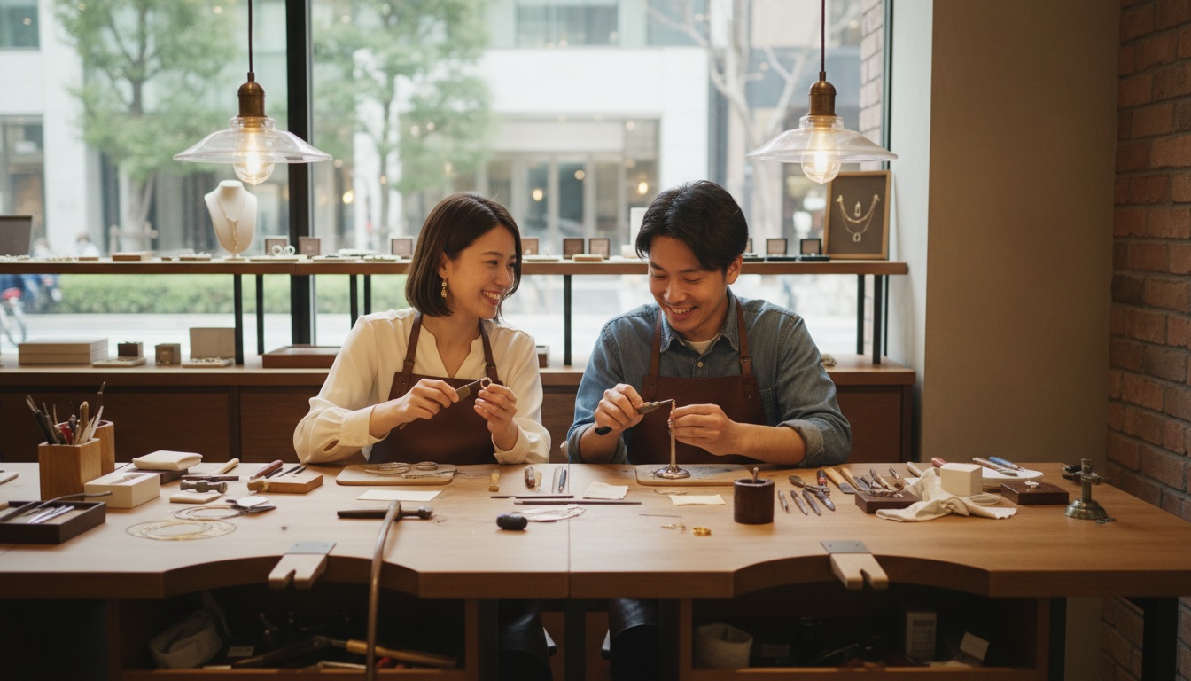 呼銀座 体験の様子