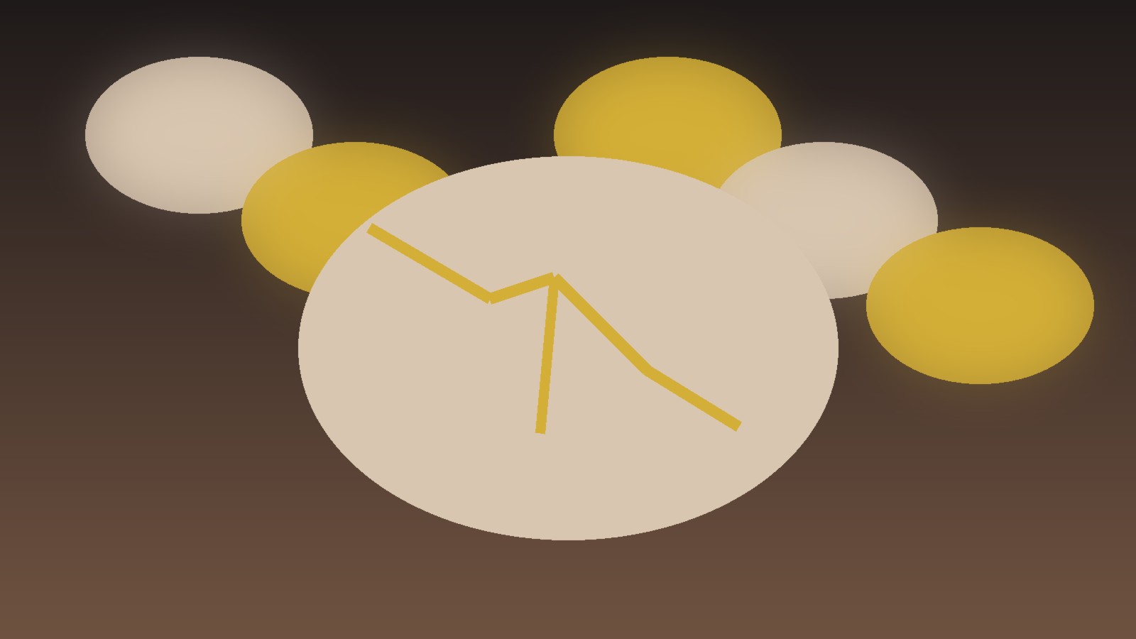 Ceramic pieces with gold seams resting on a warm wooden table in a Kyoto-style interior
