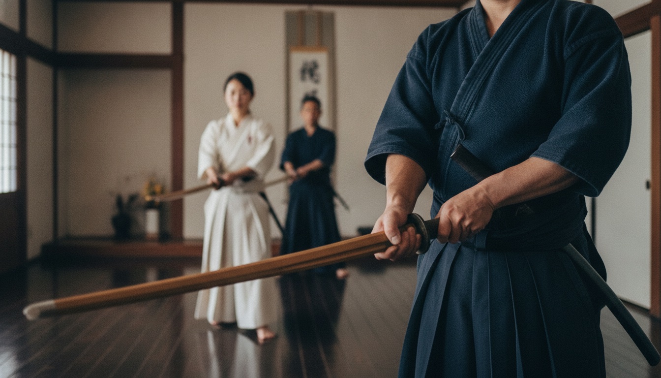 Kyoto Samuraiで刀の所作を学ぶ体験イメージ