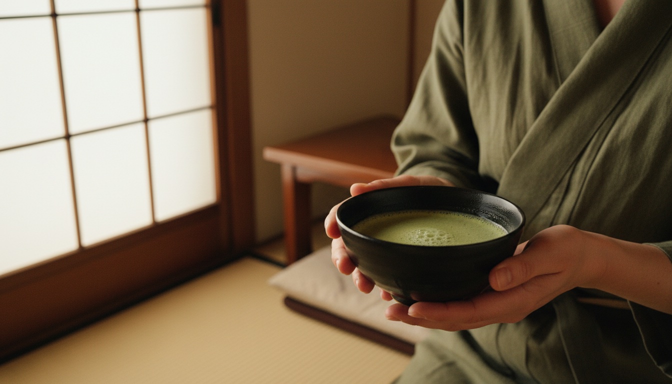 Tea ceremony at Kissho Kyoto