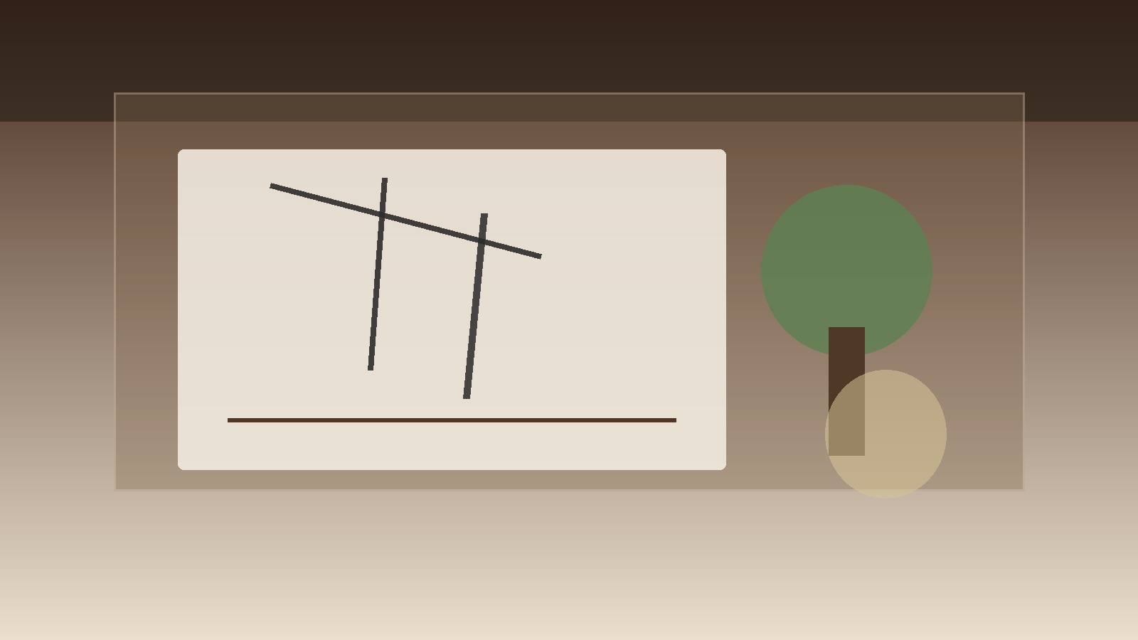 Stylized calligraphy and tea room scene for a Kyoto cultural experience