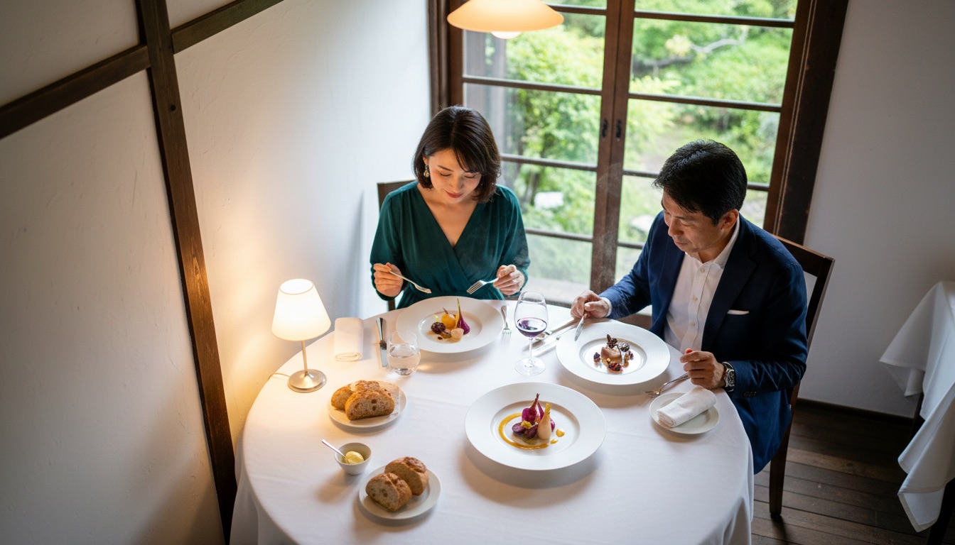 La Vallée d'Or 北鎌倉の隠れ家フレンチ 繊細なコース料理