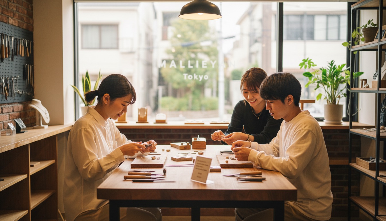 MALLIEYAN 東京店 体験の様子