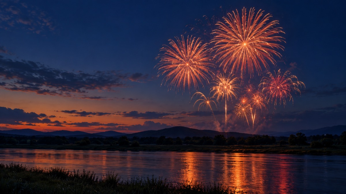 Illustrative image for traditional fireworks; not the actual venue or included item