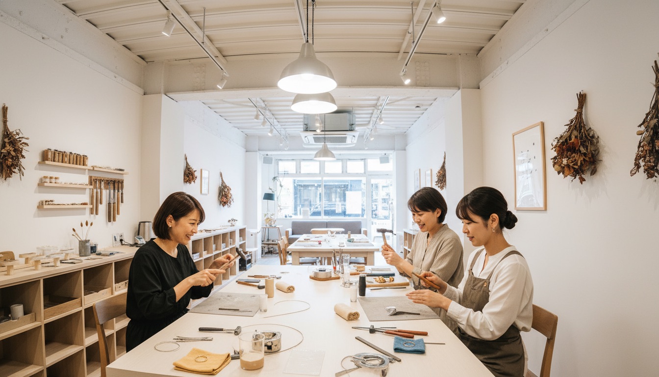 nane tokyo キャットストリート店 体験の様子