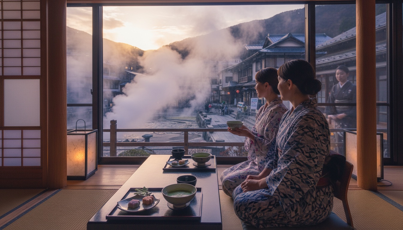 草津温泉 奈良屋 宿泊の様子