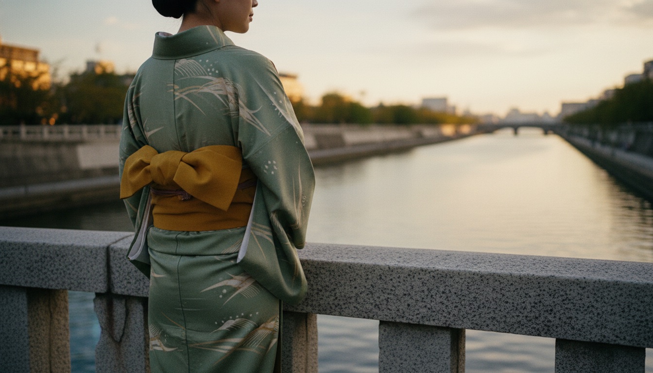 Kimono fitting at VASARA Osaka Namba