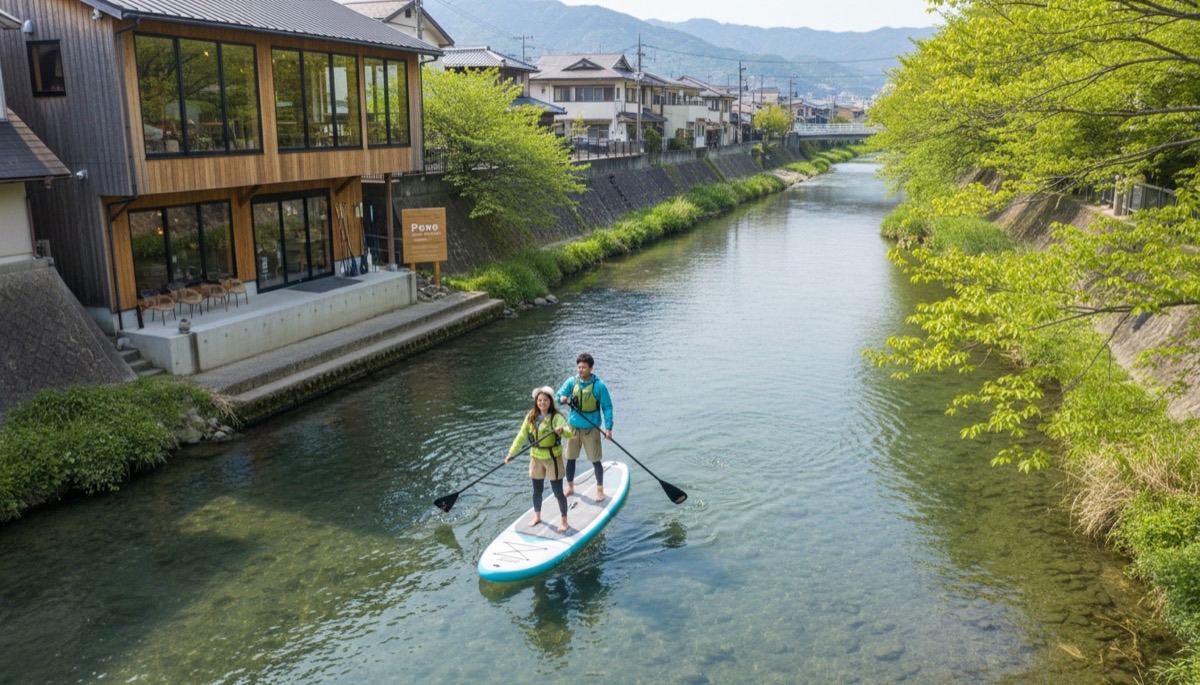 Pono Outdoor Sport Labo 体験の様子