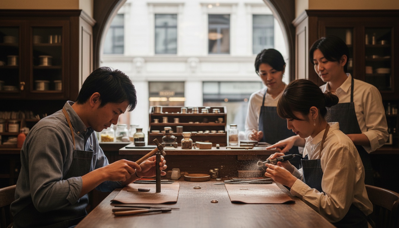 RITOE 銀座本店 体験の様子