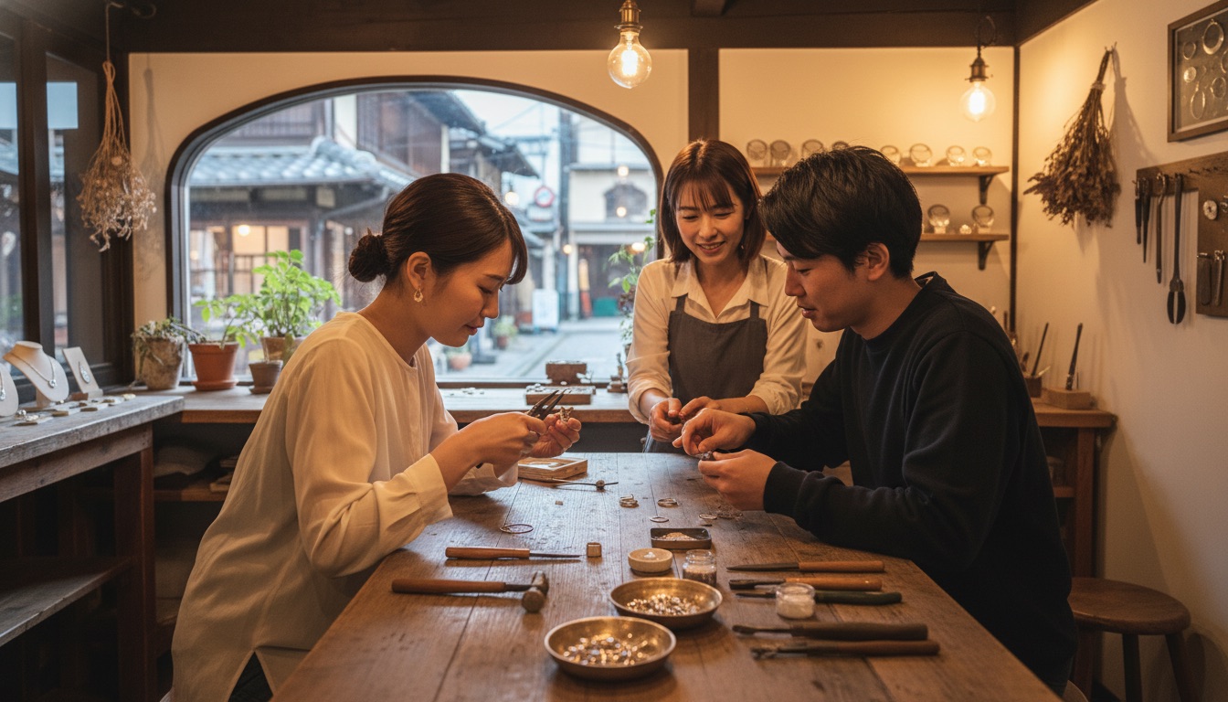ワークスタジオ瑠花 体験の様子
