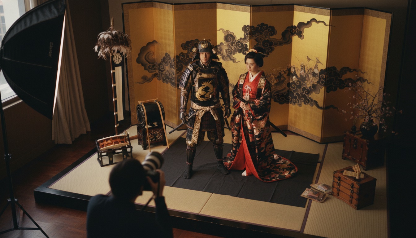 戦国フォトスタジオSAMURAI 侍コスプレ撮影