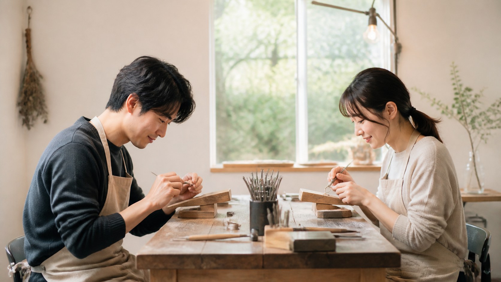 四条烏丸手作り指輪工房で指輪を整える体験イメージ