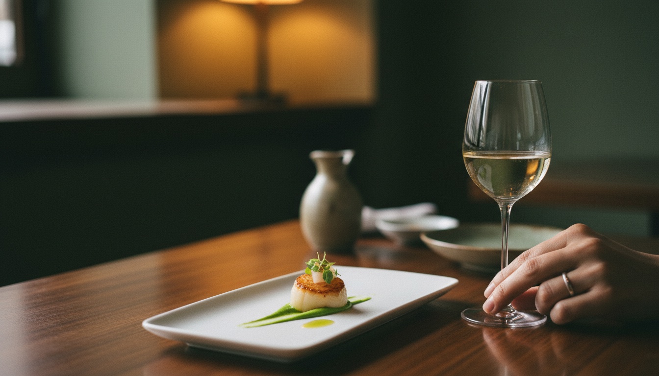 A sake pairing course at MAEN Sake Pairing Restaurant in Ebisu, Tokyo
