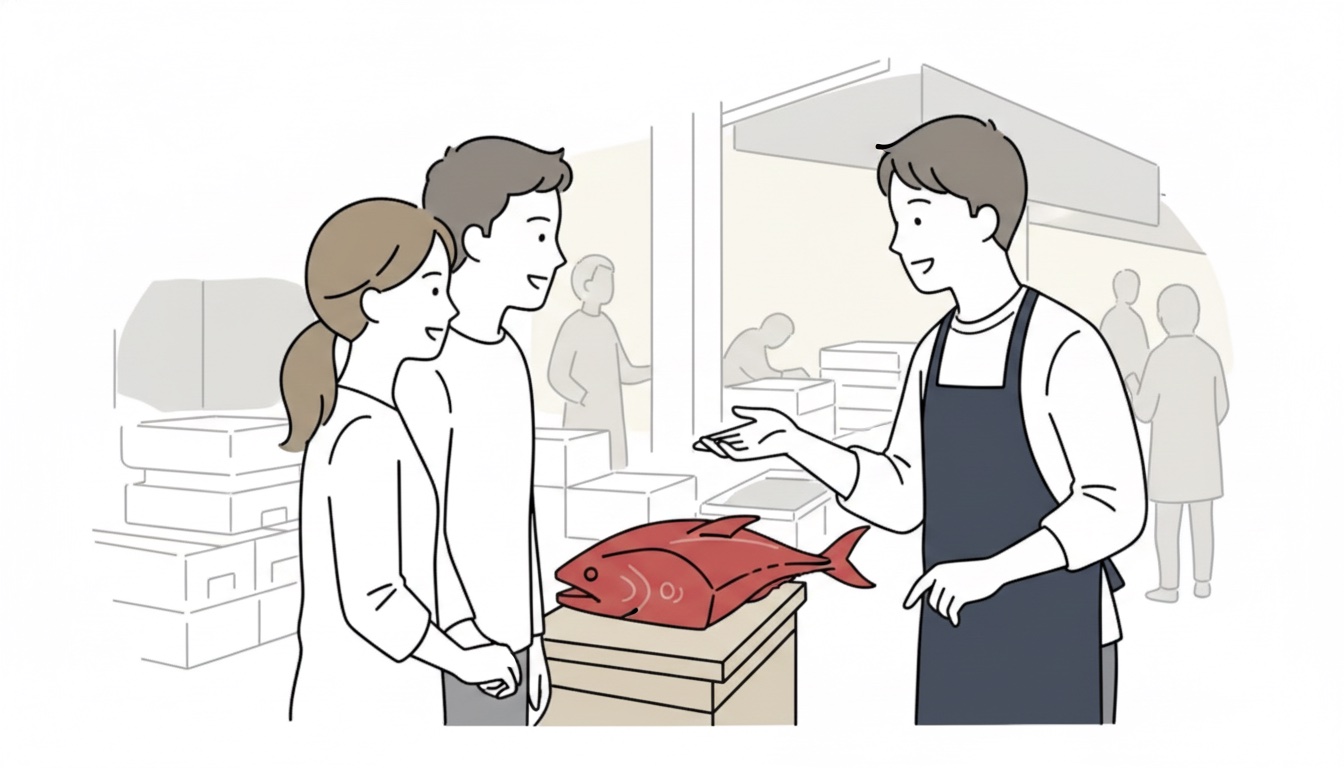 Tokyo Omakase Sushi Class 築地ツアーと寿司握り体験