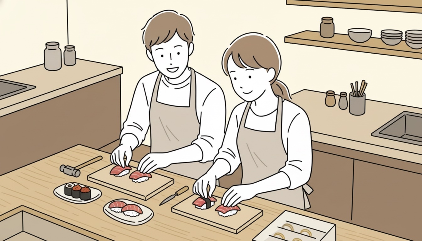 Tokyo Sushi-Making Tour 寿司握り体験