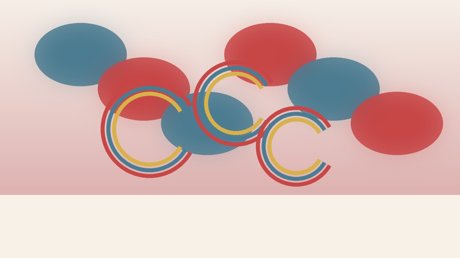 Stylized colorful mizuhiki cords tied into seasonal knot patterns on a pale tabletop