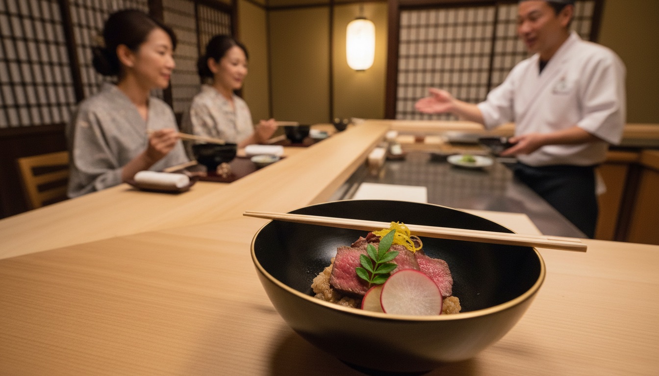 よし澤 六本木ヒルズの懐石料理カウンター