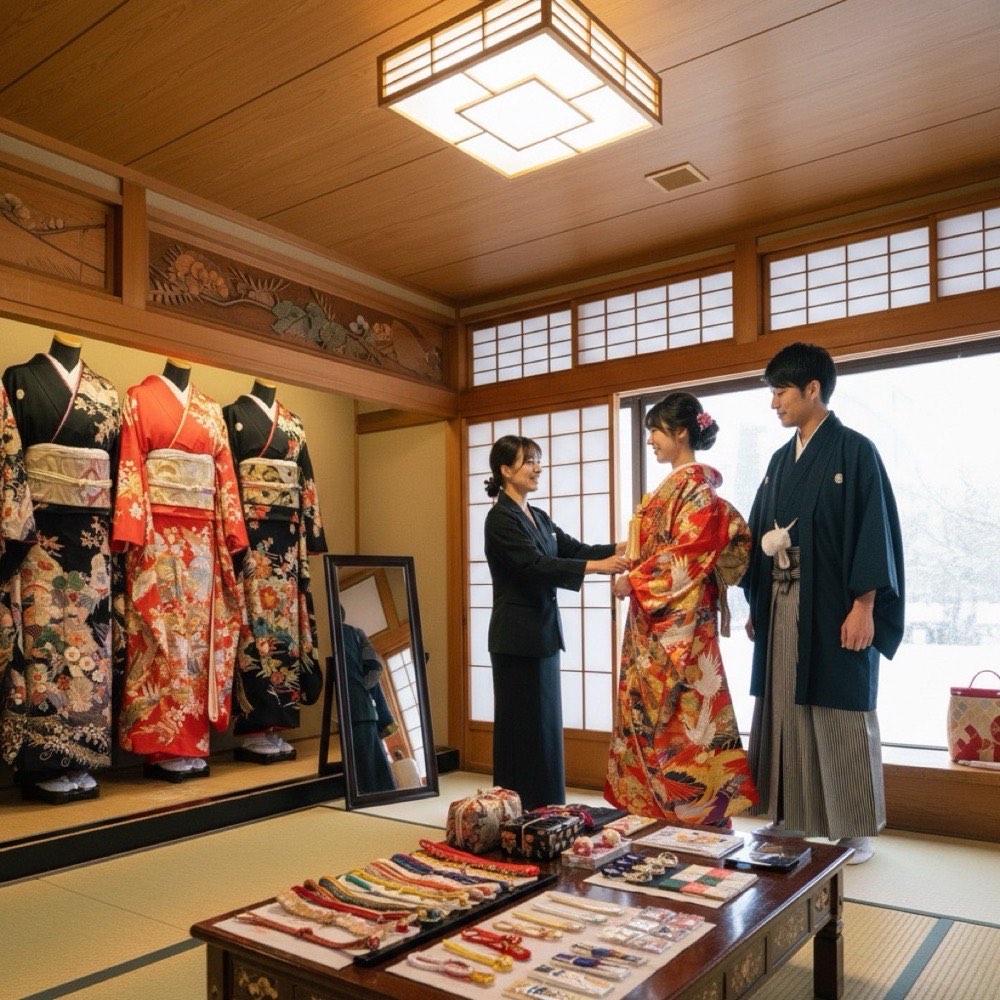 はないち札幌店 着物・浴衣レンタル体験