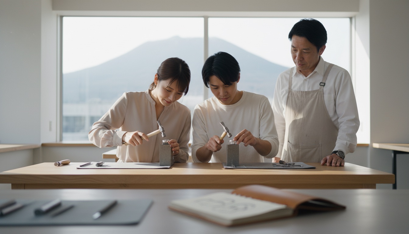 アトリエZuiiでの手作り結婚指輪体験のイメージ