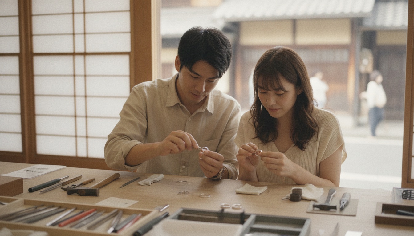 ringram 京都店で指輪を仕上げる体験イメージ