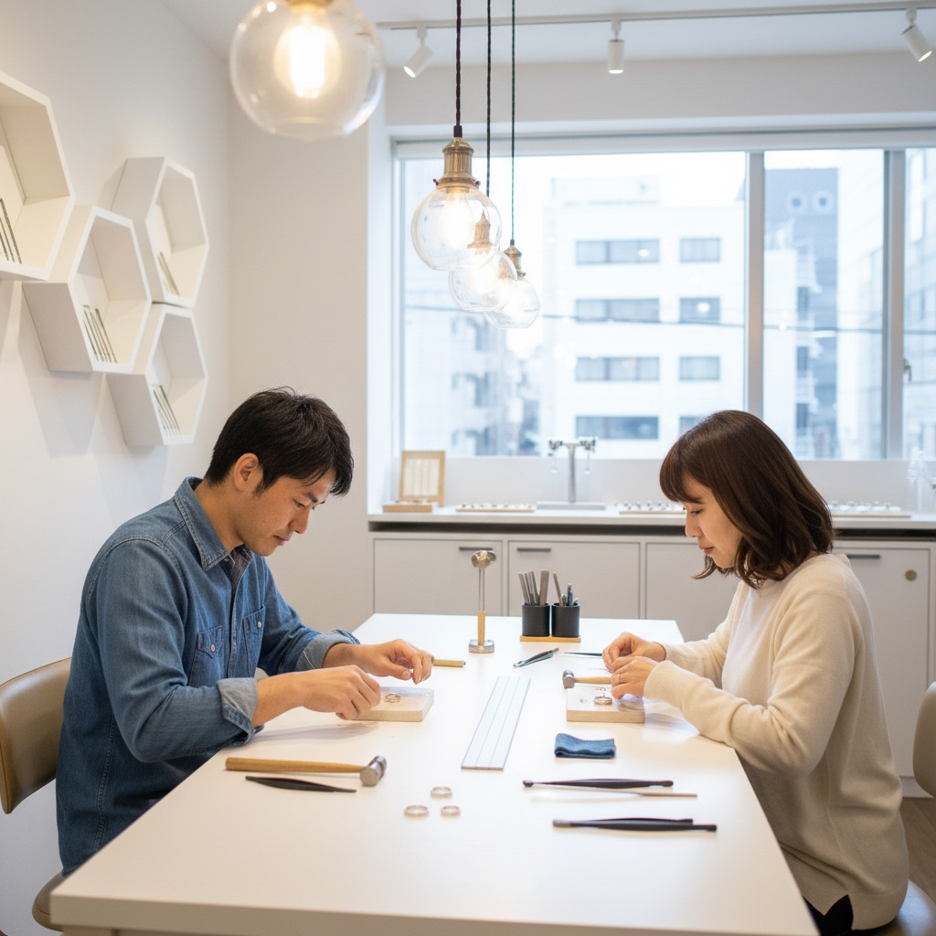 リングラム仙台店 ペアリング手作り体験