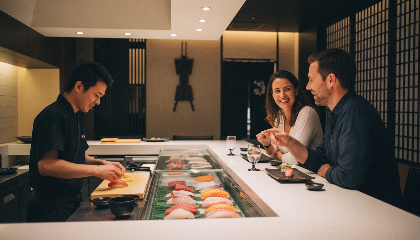 寿司 者 SUSHI SHAでの京都・木屋町の寿司体験のイメージ