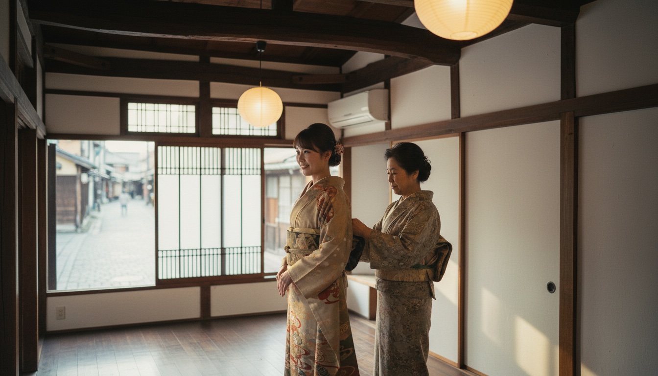 日光着物レンタル COCON NIKKO 体験の様子