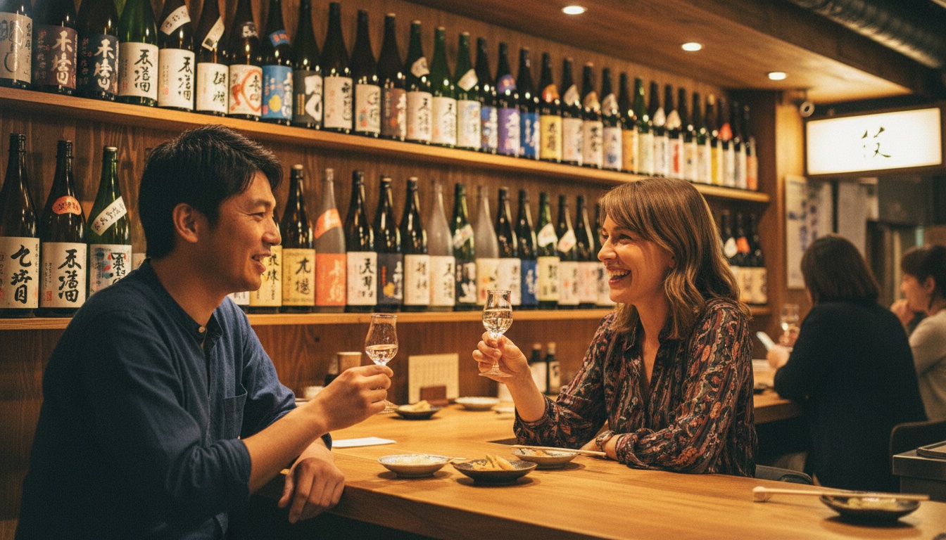 日本酒原価酒蔵 新宿総本店の日本酒体験のイメージ