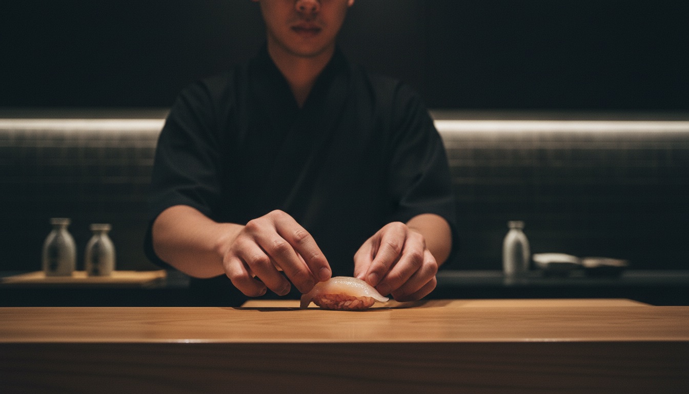 鮨うめざわで過ごす落ち着いた江戸前寿司時間のイメージ